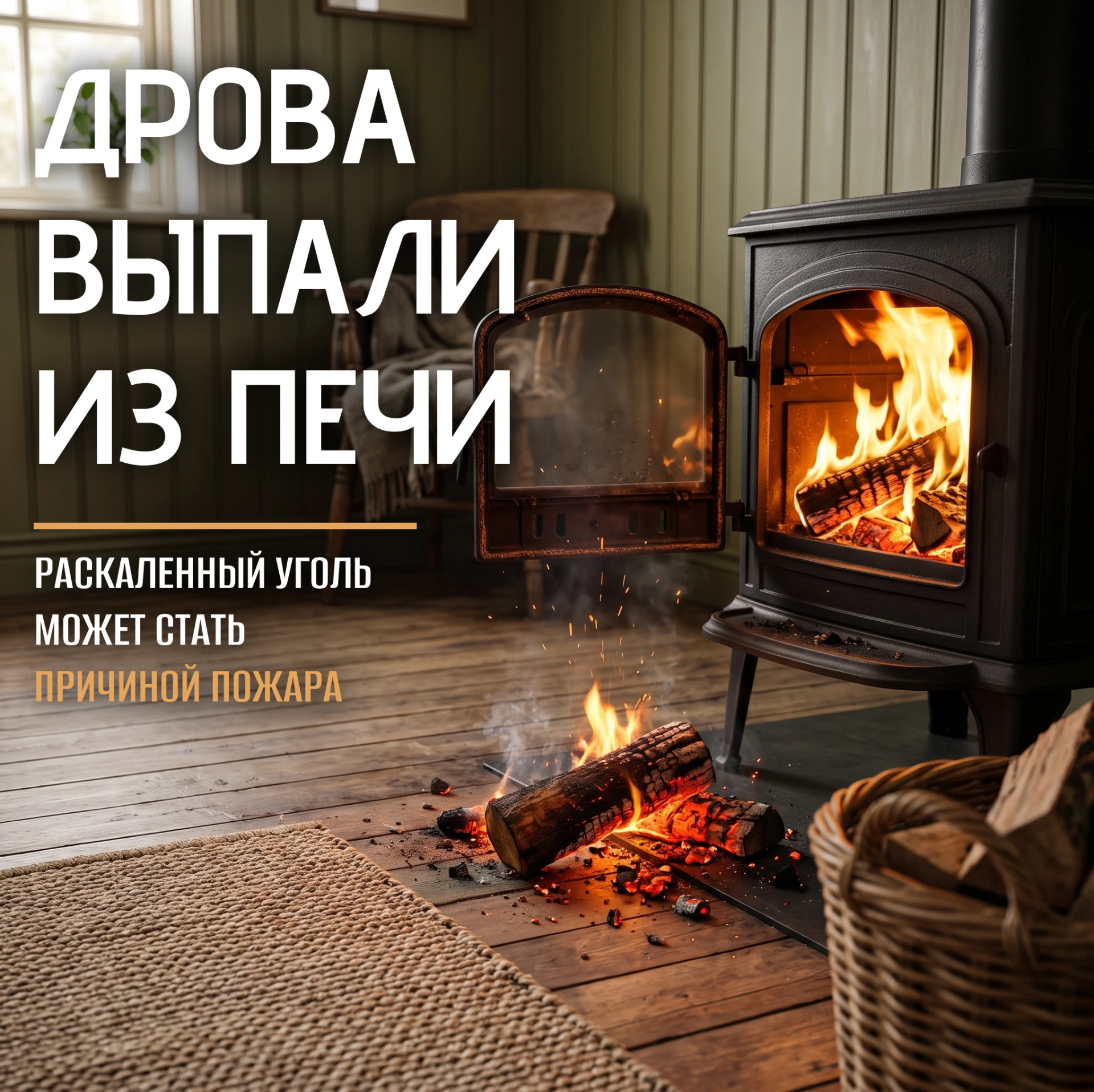 Секунда невнимательности — и искра на полу